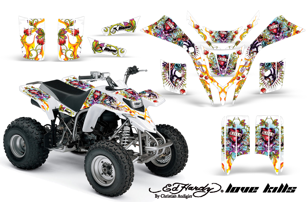 Yamaha Blaster Graphics Kit EH LoveKills White